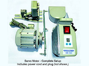 Consew Industrial Sewing Machine Motors and Components, featuring model