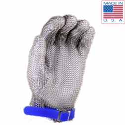 Steel Mesh Products Safety Glove with Silicone Strap