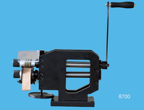 Cowboy Leather cutting Machines, featuring model 8700 Manual leather